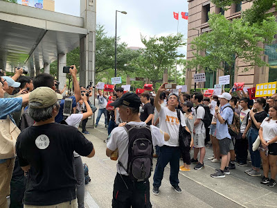 快訊：在台香港學生及畢業生反逃犯條例請願